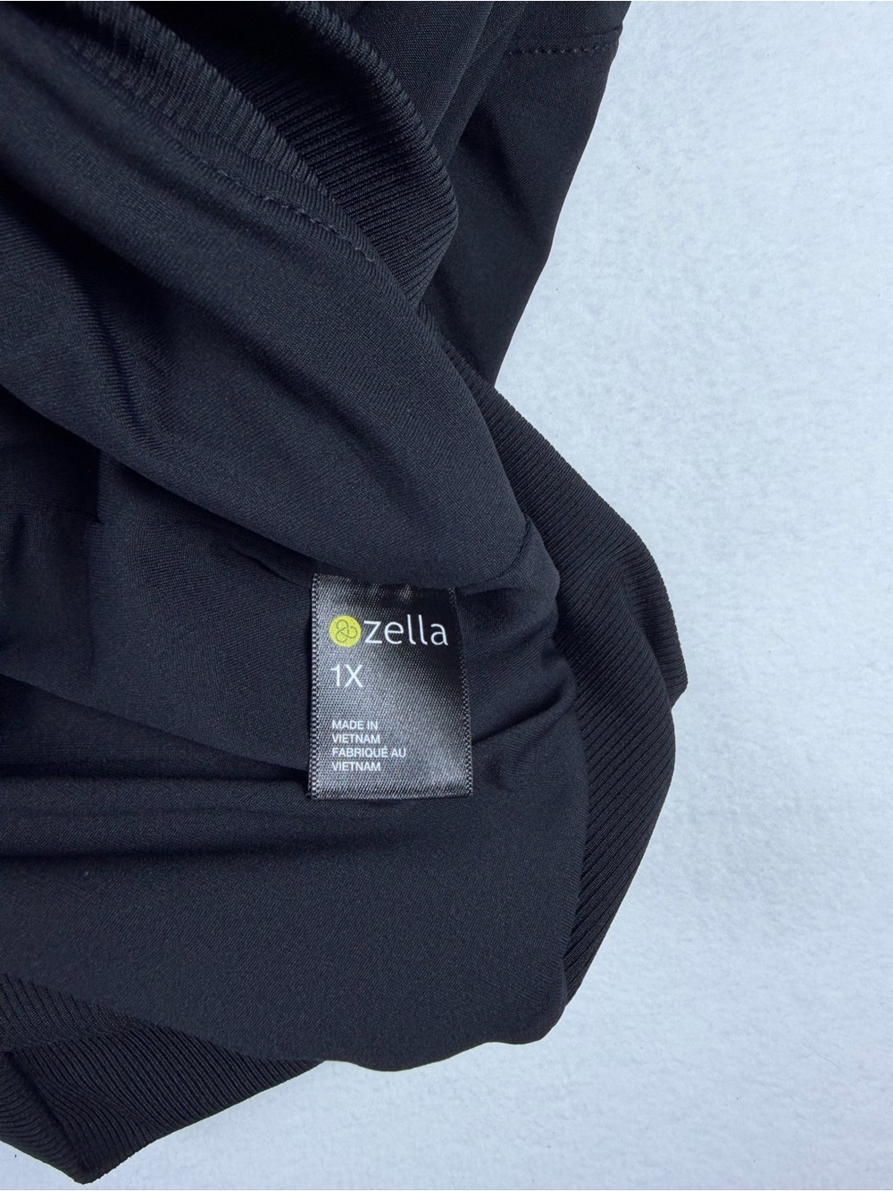Zella Womens Black Full Zip Bomber Jacket Athletic Activewear Size 1X - Picture 8 of 9